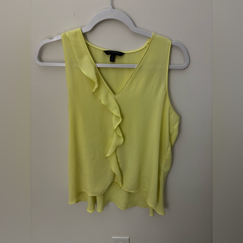 Banana Republic yellow blouse